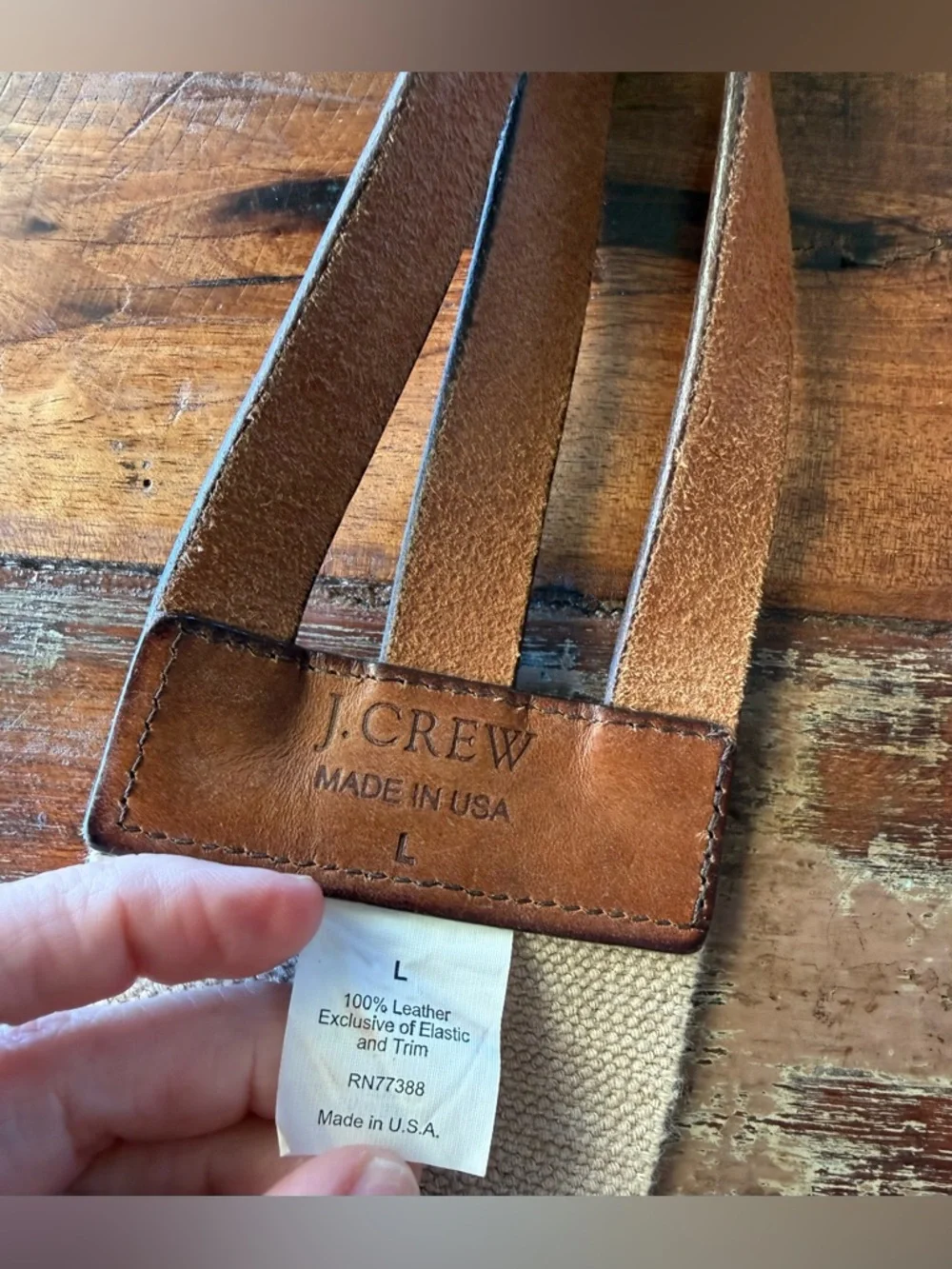J.Crew Leather Corset Belt Brown Wide Waist Cinch Statement Boho L Vintage - Picture 11 of 16